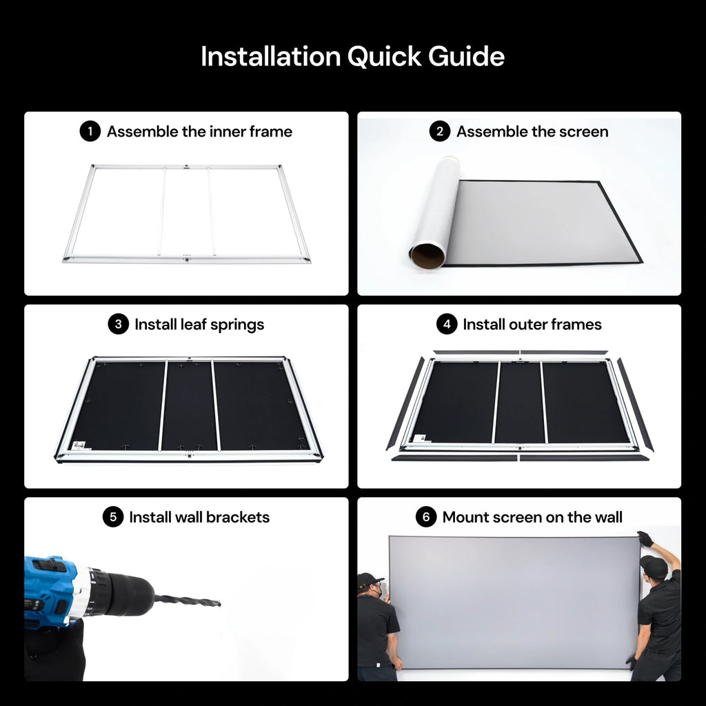 AWOL Valerion 100''/120'' Fresnel Ambient Light Rejecting Screen