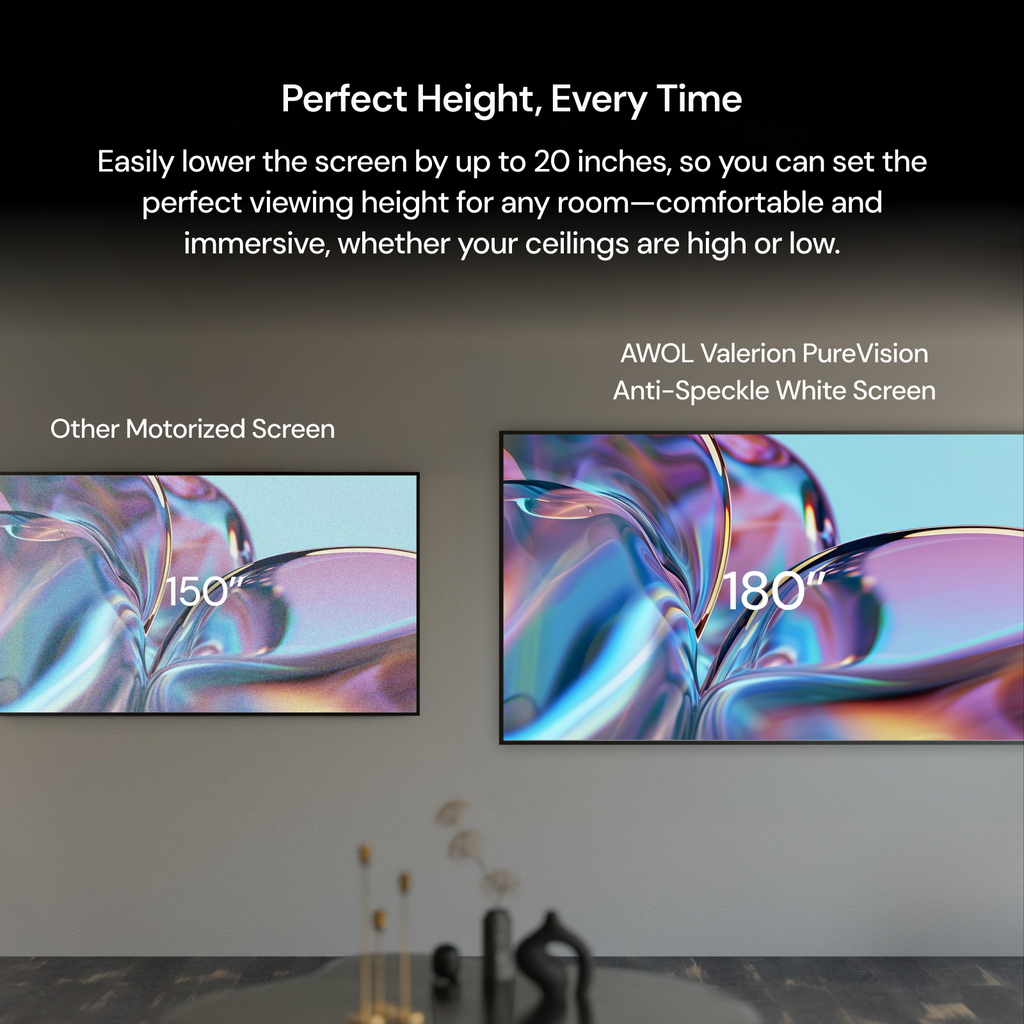 AWOL Valerion PureVision Fixed Frame Anti-Speckle Screen