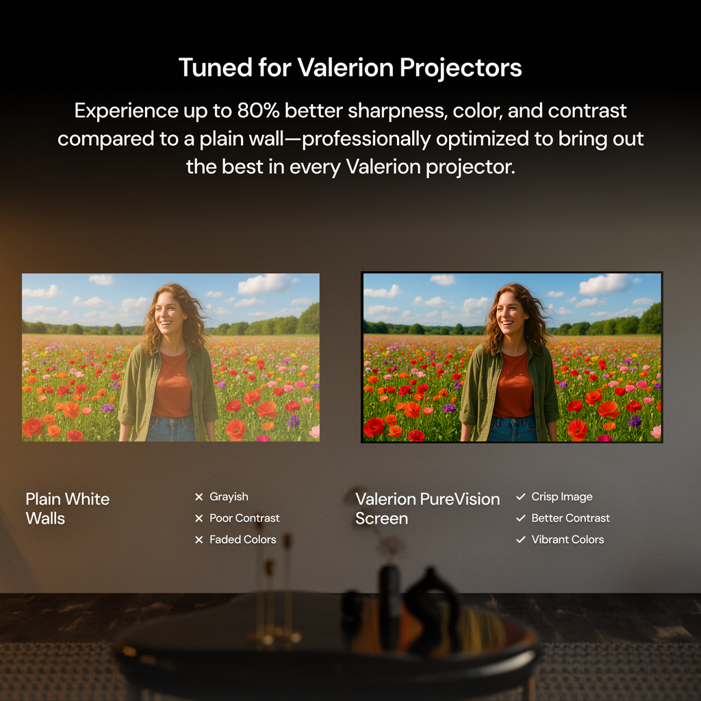 AWOL Valerion PureVision Fixed Frame Anti-Speckle Screen
