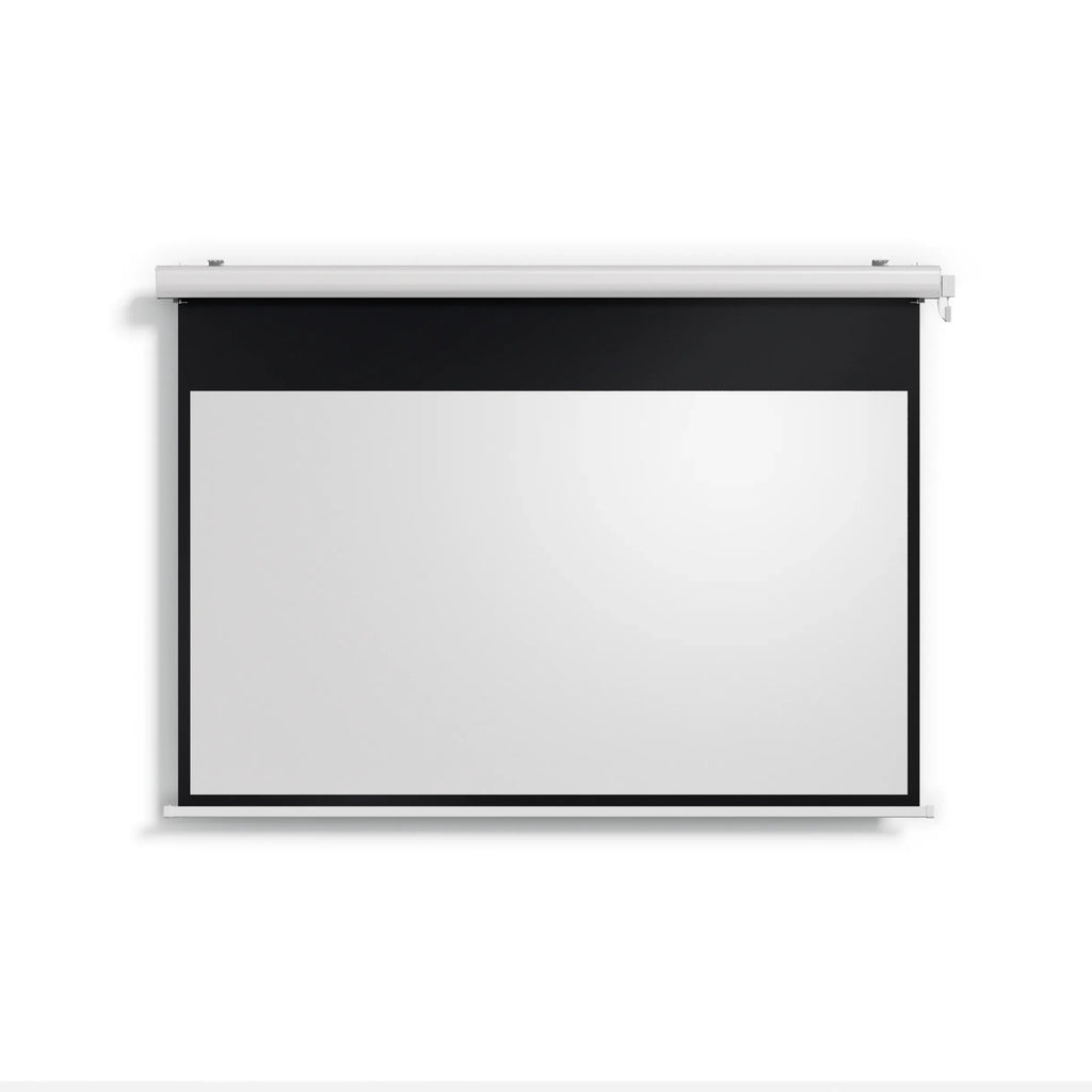 Valerion 120" Backyard Weather Proof Motorized Drop Down Matte White Screen