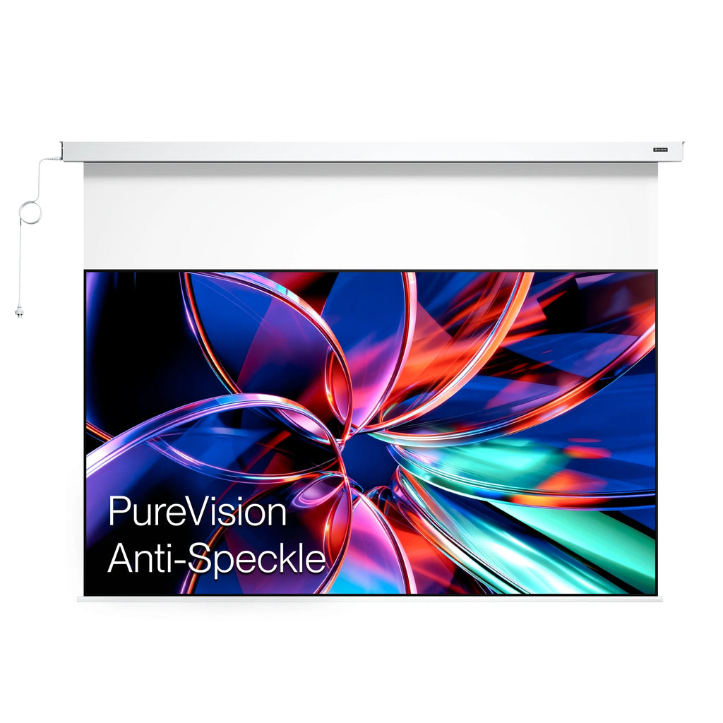 AWOL Valerion PureVision Anti-Speckle Motorized Matte White Screen