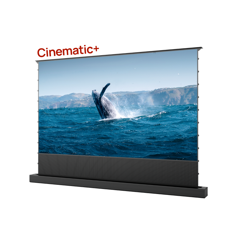 100''-120'' Cinematic+ ALR Motorized Floor Rising Acoustic Screen