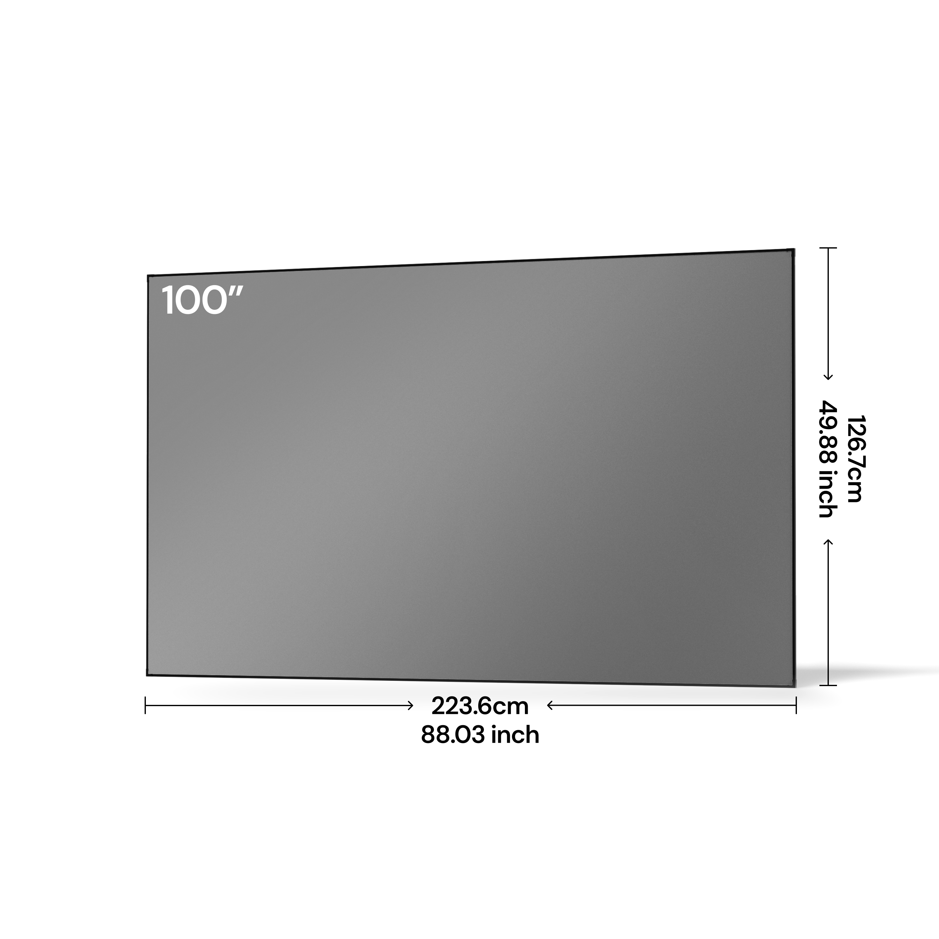 Valerion 100''/120'' Fresnel Ambient Light Rejecting Screen