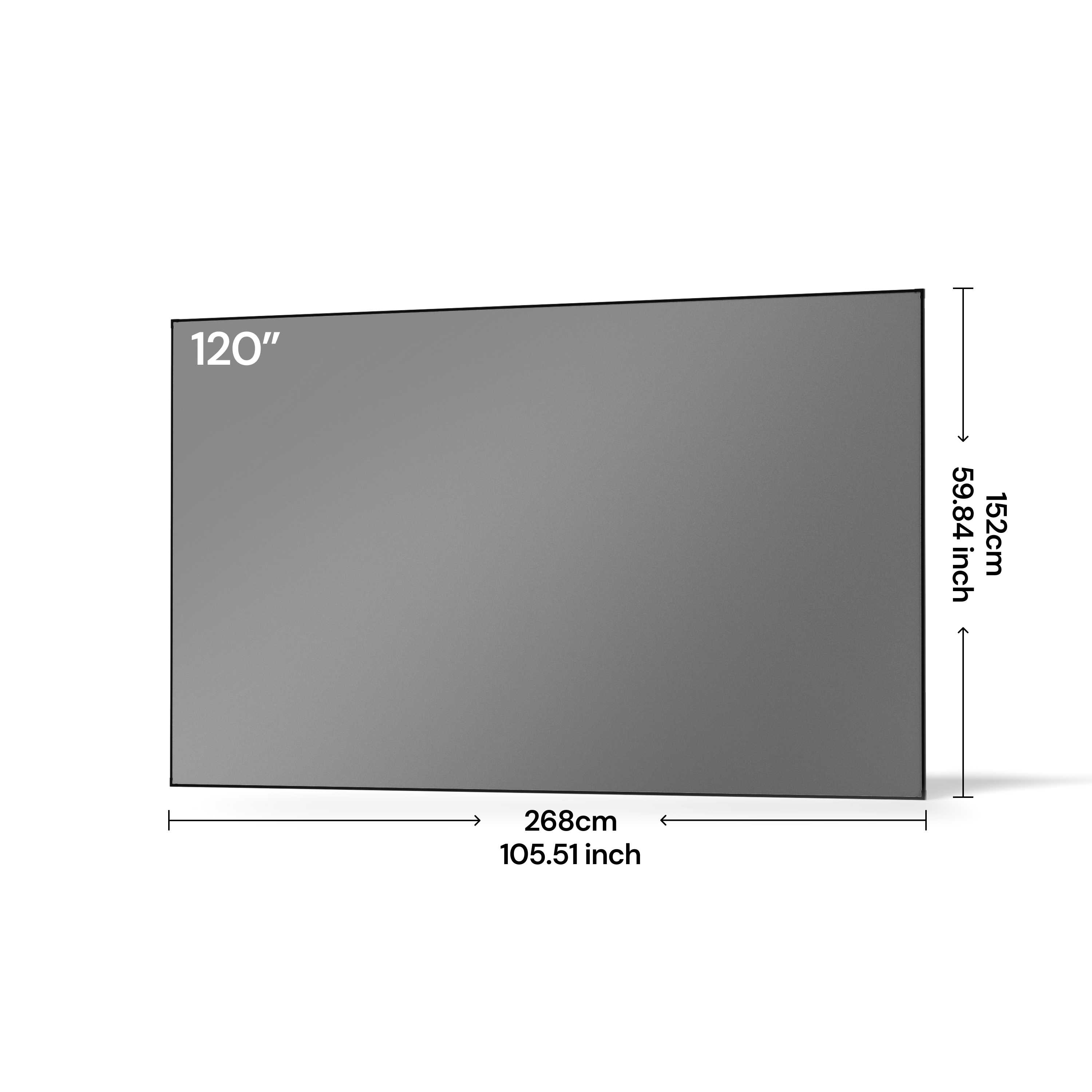 Valerion 100''/120'' Fresnel Ambient Light Rejecting Screen