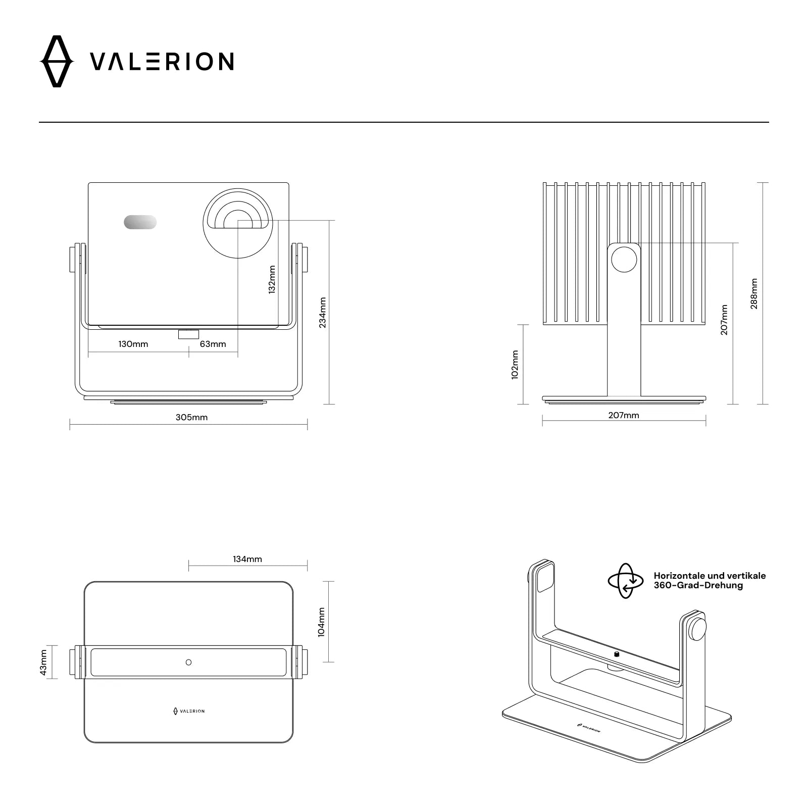 AWOL Valerion Desktop Gimbal Stand