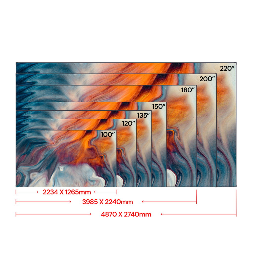 AWOL Valerion 100″–220″ Matte White Screen